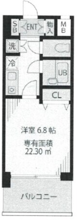 ビイルーム新宿の物件間取画像